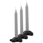 Evene Dekoratif Mumluk Tealight Mumluk Şamdan Mumluk 3 Lü Şamdan Model 41 8682874834640