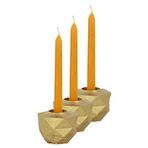 Evene Dekoratif Mumluk Tealight Mumluk Şamdan Mumluk 3 Lü Şamdan Model 42 8682874834718