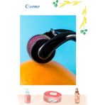 Evene Dermaroller Saç Çıkarma Tarağı İğneli Tarak Saç Rulosu Roller 1 Mm Saklama Kabı