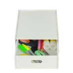 Evene Gizli Çekmece Organizer Masa Altı Saklama Kabı Beyaz Renk Model 4 egizlicekmece6