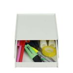 Evene Gizli Çekmece Organizer Masa Altı Saklama Kabı Beyaz Renk Model 6 egizlicekmece3