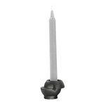 Evene Siyah Mumluk Şamdan Tealight Ve Ince Mum Uyumlu Kesik Model 8682874832714