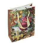 Event Party Store 18 cm X 23 cm 1 Adet Yılbaşı Karton Çanta Simli Top Ve Mum