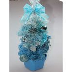 Event Party Store Mavi Saksılı 40 cm Yılbaşı Çam Ağacı