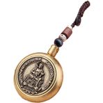 Eventerde Feng Shui Anahtar Zinciri, Pirinç Anahtar Yüzük Şans Cazibesi - Vintage pirinç Çin feng shui anahtar zinciri,Şanslı Araba Kolye Çantası Dekorasyonu, Erkekler İçin Kirki Antik Çin