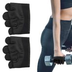 Eventerde Kadınlar için Fitness Eldiveni, Antrenman Mantar Asidi | Spor Salonu için Kaymaz Yarım Parmak Antrenman Eldiveni | Taşınabilir Antrenman Aksesuarı, Nefes Alabilen El Koruması, Erkekler