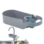Eventerde Musluk Üzeri Mutfak Lavabo Düzenleyici, Musluk Depolama Rafı - Musluk Üzeri Süngerlik | Sünger Tutucu Bulaşık Bezi Drenaj Raf Mutfak Aracı Ev Banyo Sabun Fırçaları Havlu
