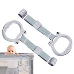 Eventerde Playpen Çekme halkaları, Play Kalem Çekme Halkaları,2x Bebek Playpen Yürüyüş Asistanı için Çeken Kulplar - Taşınabilir etkinlik oyuncakları güvenlik egzersizi yatağı yürümeye başlayan çocuk,
