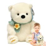 Eventerde Sevimli Panda - Pelüş Panda, Gerçekçi Doldurulmuş Kutup Ayısı - Küçük Kız Çocukları Büyüyen Arkadaşlar için Güzel, Yumuşak, Sarılabilir Oyuncak Bebek, Karşı Konulmaz Yastıklar