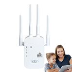 Eventerde WiFi Extender, WiFi Extender Sinyal Güçlendirici | 1200Mbps Kablosuz Yönlendirici Sinyal Güçlendirici - 4 bağlantı noktası yüksek hızlı çift bant 5GHz/2.4GHz ağ yönlendirici, her zamankinden