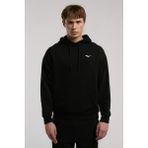 Ever Classics Comfort Siyah Kapüşon Baskılı Erkek Sweatshirt