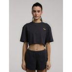 Ever Classics Wmn Comfort Füme Kadın Crop Tişört - XL