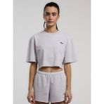 Ever Classics Wmn Comfort Lila Kadın Crop Tişört - XL