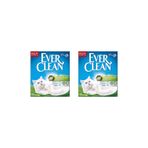 Ever Clean Scented Kedi Kumu, 6 Lt x 2 Adet, Koku Kontrolü ve Maksimum Topaklanma