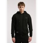 Ever Essentials Regular Siyah Erkek Kapüşonlu Full Zip Sweatshirt