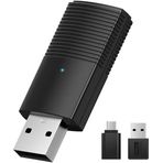 EverBox Mini Pro Duo Kablosuz Apple CarPlay ve Android Auto Adaptörü, 2'si 1 Arada, 5GHz WiFi, 90° USB Çevirici Aparat, Tip-C Giriş Aparatı Hediyeli