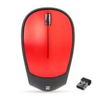 Everest 3D Optik Süper Sessiz Alkalin Pilli Kablosuz USB Kırmızı Mouse