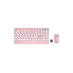 Everest 9676 Pembe Multimedya Tablet Telefon Standlı Klavye + Mouse Set Kablosuz Set Wireless Set