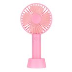Everest EFN-502 Şarjlı Fan Mini Taşınabilir El Masa Üstü 3 Kademeli Mini Pembe Vantilatör