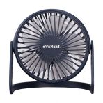 Everest EFN-505 145x141x105 mm Masaüstü Lacivert Usb Fan
