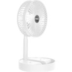 Everest EFN-605 Masaüstü Şarj Edilebilir Beyaz 800 mAh USB Fan