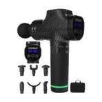 Everest EV-MT51 Kablosuz 30 Kad Masaj Tab Siyah 12V Dijital Karbon Fiber