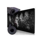 Everest Grup Dünya Desenli Mausepad 90x40 Xl 3 Mm Kauçuk Kaymaz Taban Oyuncu Gaming Mouse Pad