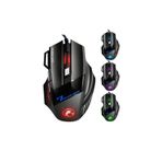 Everest Grup Oyun Mouse Kablolu Usb Optik Oyuncu Mause Ergonomik Led Işıklı Gaming 7 Tuş Fonksiyonlu