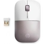 Everest Hp Z3700 4VY82AA Slim Beyaz-Pembe Wireless Optik Kablosuz Mouse 2.4ghz 1200DPI - Siyah
