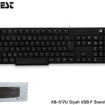 Everest KB-517U Siyah Standart USB F Klavye