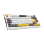 Everest Kb-75 Smooth Beyaz/gri/sarı Rgb Q Membrane Oyuncu Klavyesi beyaz-gri-sari