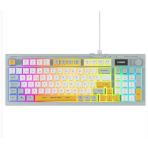 Everest Kb-79 Sılent Pro Mavi-beyaz-sarı Sessiz Rgb Q Membrane Oyuncu Klavyesi