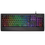 Everest KB-93 Siyah USB Rainbow Aydınlatmalı Q Membrane Klavye