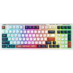 Everest Kb-98 Sessiz Rainbow Q Türkçe Klavye Membrane Oyuncu Klavyesi Gaming Klavye - Beyaz - Kırmızı