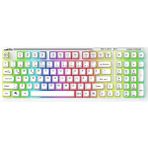 Everest Kb-98 Sessiz Rainbow Q Türkçe Klavye Membrane Oyuncu Klavyesi Gaming Klavye - Beyaz