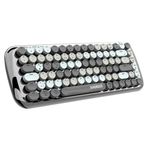 Everest KB-BT09 Parry Siyah-Gri Bluetooth+ 2.4Ghz Q Yuvarlak Tuşlu Mekanik Klavye Kablosuz Klavye