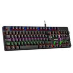 Everest KB-MeKanik 1 Lumos USB Rainbow Aydınlatmalı Full Anti-Ghosting Mekanik Gaming Oyuncu Klavye (Siyah (Blue Switch))