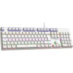 Everest Kb-Mk1 Lumos Beyaz USB Rainbow Aydınlatmalı Blue Switch Full Anti-Ghosting Mekanik Gaming Oy