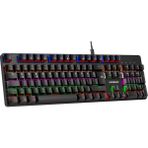 Everest Kb-Mk1 Lumos Siyah USB Rainbow Aydınlatmalı Blue Switch Full Anti-Ghosting Mekanik Gaming Oy