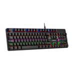 Everest Kb-mk1 Lumos Siyah Usb Rainbow Aydınlatmalı Blue Switch Full Anti-ghosting Mekanik Gaming Oyuncu Klavye siyah