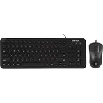 Everest KM-01K Siyah Usb Klavye Mouse Set