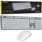 Everest KM-6063 Q Multimedya Kablosuz Klavye - Mouse Set - Beyaz - Seçenek