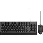 Everest KM-619 Siyah USB Us Layout English Standart Klavye + Mouse Set