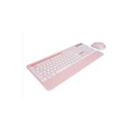 Everest Km-9676 Beyaz-Pempe Multimedya Tablet-Telefon Standlı Klavye + Mouse Set