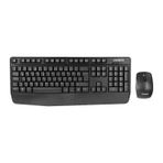 Everest KM-973 Kablosuz Q Klavye Mouse Set Siyah