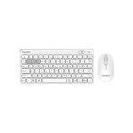 Everest Lumi Km-Bt903 3in1 3 BT + 2.4 1600dpi Ultra İnce Q 4 Cihaz Bağlantılı Klavye ve Mouse Set Beyaz