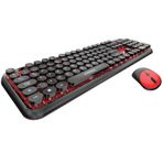 Everest Round KM-6282 Siyah Kablousuz Klavye-Mouse Set