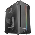 Everest Saber 250W RGB Led Şeritli Peak mATX Mini-T Akrilik Yan Panel Bilgisayar Kasası