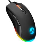 Everest SGM-L1 LUMOS Siyah 6400dpi RGB Ledli Makrolu Gaming Oyuncu Mouse