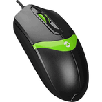 Everest SM-220 Siyah-Yeşil Optik Kablolu Mouse